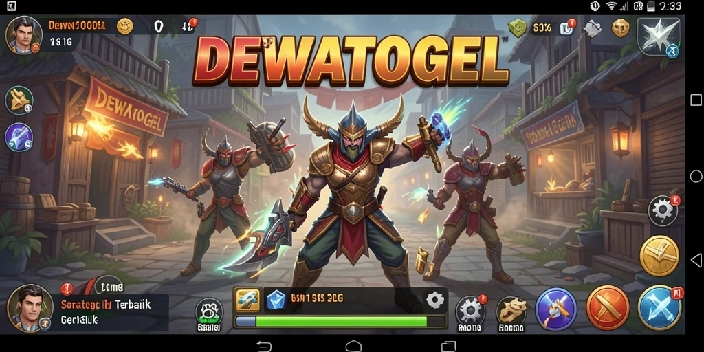 Tampilan gameplay seru dalam DEWATOGEL yang penuh strategi.